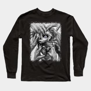 Anxiety Surrealism Digital Art Long Sleeve T-Shirt